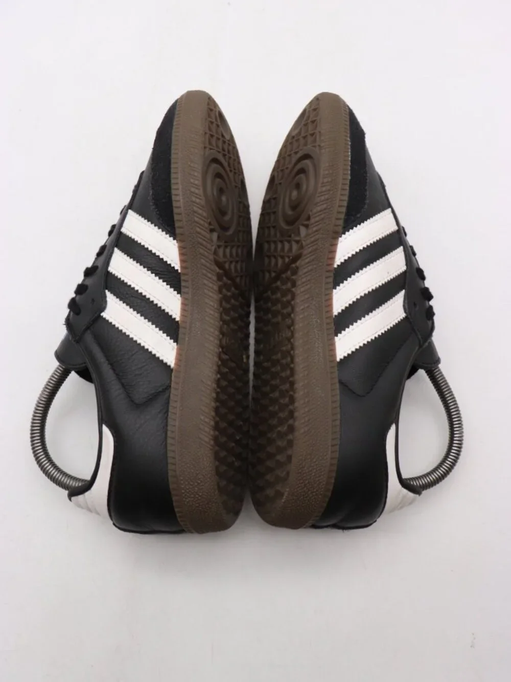 Adidas Samba OG Women's 7 Men's 6 Black White Gum Leather Sneakers IE3676